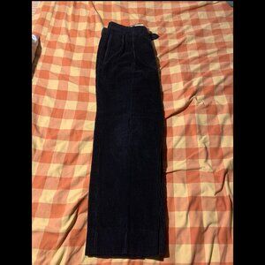 Mens Vintage 33x30 Tommy Hilfiger Dark Blue Corduroy Pants
